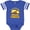 Football Blue and White, variant on Inktastic Life is Better with Grilled Cheese Boys or Girls Baby Bodysuit
