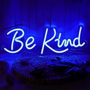 SIGNSHIP Be Kind LED Neon Light Signs USB Power for Bedroom Home Men's Cave Bar Wedding Party Decoration