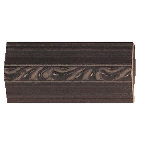 Picture Frame Moulding (Wood) 100Ft Bundle - Ornate Cherry Finish - 0.75" Width - 7/16" Rabbet