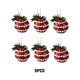 thumbnail image 2 of Bewildely Bola de árbol de Navidad de 6 piezas, diseño de escena exquisita para el hogar, accesorio de tamaño pequeño DIY, colgante de Navidad de Año Kits de decoración para fiestas Tipo 1 Bewildely HA070114-01, 2 of 6