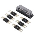 thumbnail image 3 of Fuse Holder, Transparent Cover Reliable Waterproof Vehicle Fuses Holder Gold Plated  Melting   For RV, 3 of 8