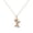 X, variant on Gold Plated Letter Pendant Necklace Heart Choker Jewelry for Women Elegant Alphabet Necklace