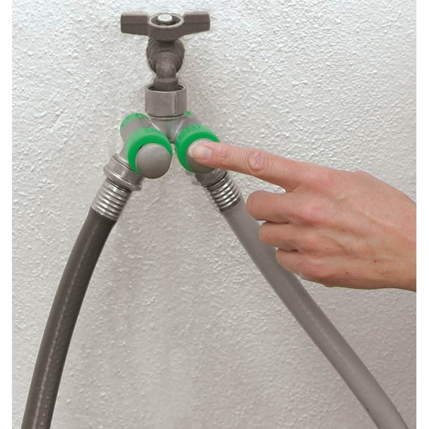 PusH20 Finger Push Garden Hose Splitter