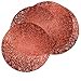 thumbnail image 3 of Kashi Home Placemats Set of 4, Stark 15 Inch Round Placemat for Kitchen Table Dinner, Party Holiday Event, Table Decor - Red, 3 of 4
