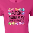 thumbnail image 4 of Inktastic Autism Awareness Support and Understanding Puzzle Pieces Women's T-Shirt, 4 of 5