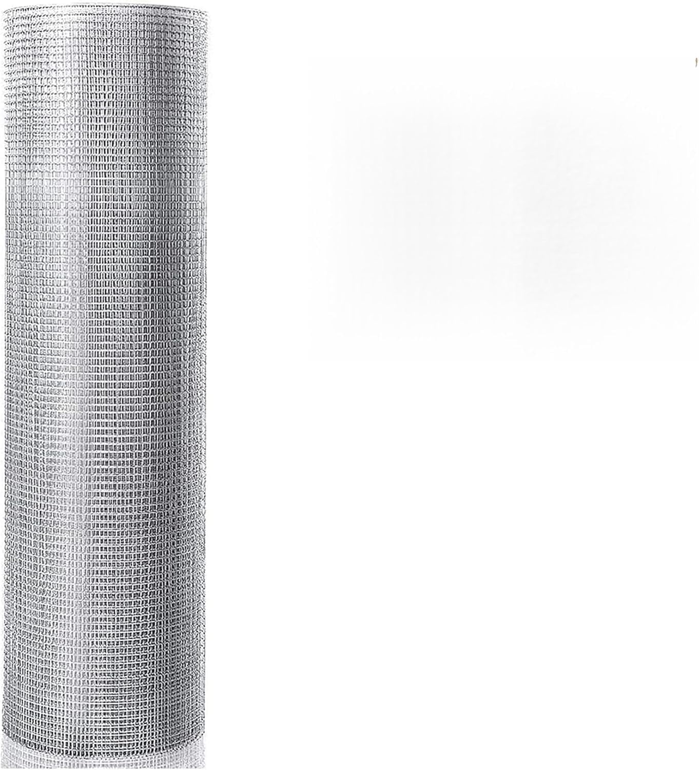 Acekid 19 Gauge 1/2 Inch 48inx100ft Hardware Cloth Chicken Wire Mesh Roll Chicken Wire Fencing Wire Fence Roll Garden Fencing Silver