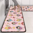 thumbnail image 2 of Kitchen Rugs Sets Of 2,Magic Fairy Princess Pattern Anti Fatigue Kitchen Mat Rugs Non Slip Washable,Decorative Kitchen Floor Mats for Kitchen,Sink,Laundry,17"x47"+17"x47", 2 of 5