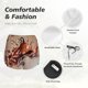 thumbnail image 4 of Balery Coffee Beans Chocolate Splash Pantalones cortos deportivos para mujer con forro y dos bolsillos, elásticos, para entrenamiento, gimnasio, yoga-X-Large, 4 of 7