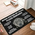 thumbnail image 3 of BAIANNAN Staffordshire Bull Terrier Doormat Non-Slip Kitchen Bath Mat Bedroom Balcony Floor Door Entrance Carpet Rug, 3 of 6