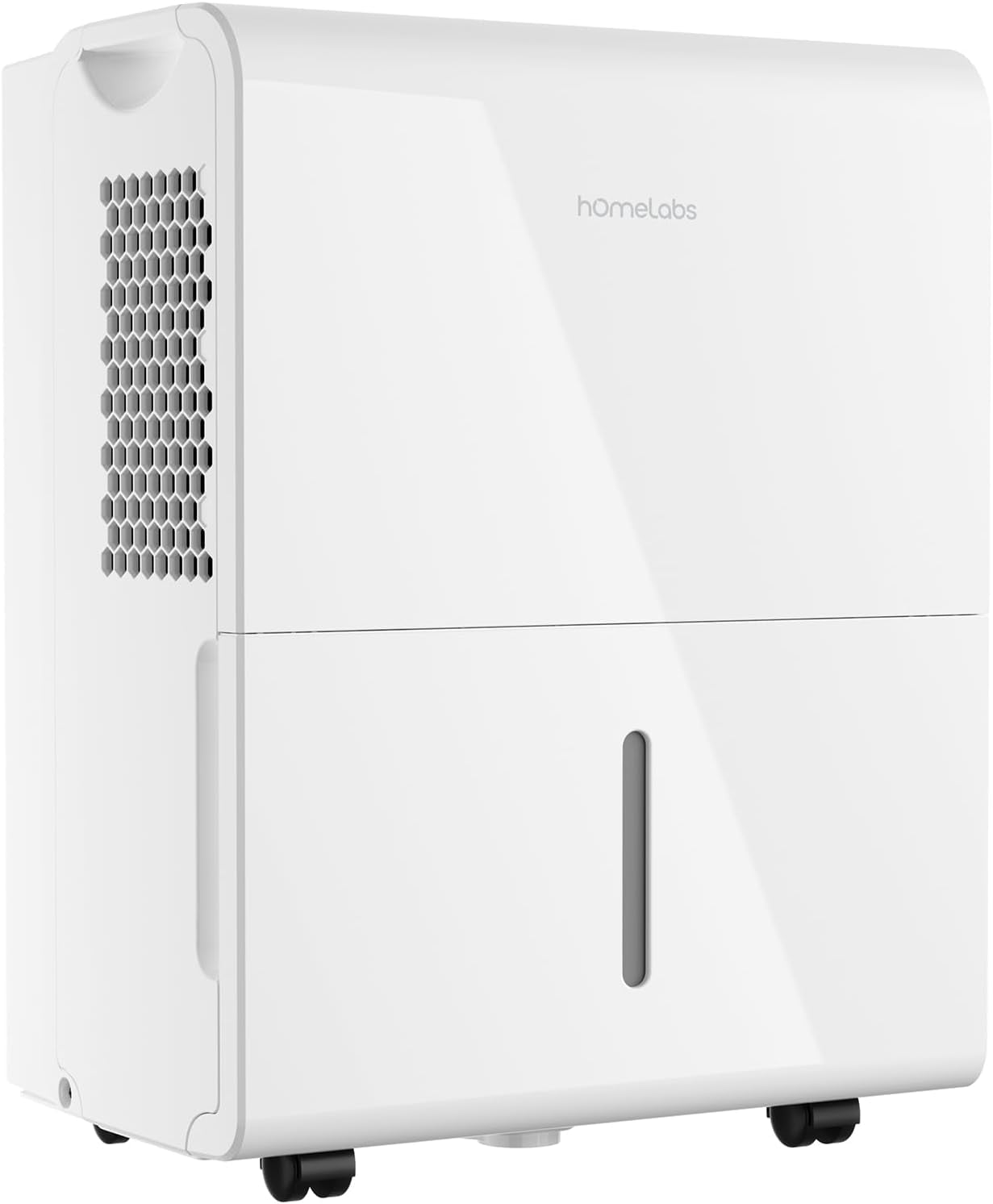 hOmeLabs 22 Pint Wi-Fi Dehumidifier for up to 3,000 Sq Ft Rooms (MAX 56 Pint at 95°F, 90% RH) – Compact, Smart Moisture Control for Home, Bedroom, or Bathroom