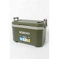 thumbnail image 2 of Igloo 60367 Sportsman Latitude 52 Cooler Box, Approx. 11.2 gal 49 L, Sportsman, Latitude, Outdoor, Camping, Leisure, Fishing, Green, 2 of 9