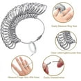 Rings Sizer Gauge Set Metal Finger Measure Sizing Measuring UK AZ