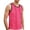 Hot Pink, variant on Men's Sleeveless Solid Vest, Casual, for Fitness, Sports & Daily Life, Available in L/XL