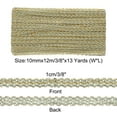 thumbnail image 2 of Uxcell Braid Gimp Trim 3/8" x 39 ft Polyester Upholstery Trim Decorative Woven Fabric Ribbon Trim for DIY Craft Sewing Accessories, Light Green, 2 of 7