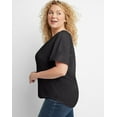 thumbnail image 2 of Hanes T-Shirt Short Sleeve Plus Sizes Originals Women Crewneck Tee  100% Cotton 2x-4x, 2 of 3