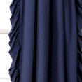 thumbnail image 3 of Lush Decor Reyna Window Curtain Panel Pair, 54 x 84, Navy, 3 of 8
