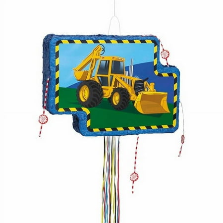 Construction Trucks Pinata, Pull String