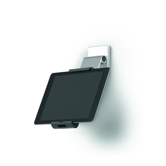 Soporte para tabletas duradero, plateado y gris antracita, de 7 a 13 pulgadas