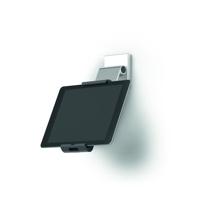 Soporte para tabletas duradero, plateado y gris antracita, de 7 a 13 pulgadas