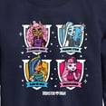 thumbnail image 3 of Monster High - Character Grid - Toddler And Youth Crewneck Fleece Sweatshirt, 3 of 5