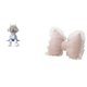 thumbnail image 1 of Figura de escritorio,Estante con estatua de astronauta para decoración de oficina y hogar,Cojín con lazo bonito,Almohada con forma de lazo,bonito cojín decorativo con lazo,Funda de almohada, 1 of 8
