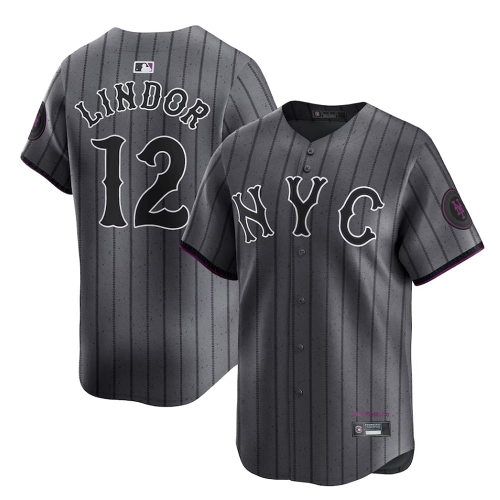 chaoyang Men's New_York_Mets #12 Francisco Lindor Limited