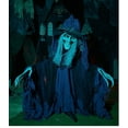 thumbnail image 2 of YIKA Halloween Vampires Hanging Ornament with Red-Glowing Glasses & Waving Half-Bodied Witch Figurine with Moving Hands, Sound Effects - Hanging Ornaments for Indoor & Outdoor Halloween Decoration, 2 of 3