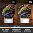 thumbnail image 3 of Naloa Colorful Dragon Head Profile Acrylic LED Night Light Custom LED Lights Personalized Nightlight Customized Gifts for Family Couples Friends, 3 of 9