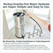 Berkey Authentic Black Berkey Elements BB9-2 Filters for Berkey Water Systems (Set of 4 Black Berkey Elements)