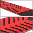 thumbnail image 3 of DNA Motoring 5.5" Side Step Nerf Bars Running Boards for 2009-2022 Dodge Ram Quad Cab, Black / Red, 3 of 6