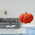 thumbnail image 2 of Escultura Nórdica Abstracta De Hoja De Metal Y Almohada De Peluche De Calabaza De Halloween, Figura Decorativa Para Decoración Creativa De Mesa, Fiesta Y Dormitorio., 2 of 8