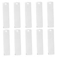 thumbnail image 6 of NICEXMAS 10Pcs Metal Tags for Engraving Blank Metal Tags Silver Rectangular Shape Diy Projects, 6 of 8