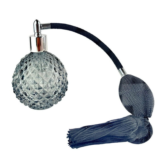 Botella pulverizadora, botella de perfume, recipiente multiusos, dispensador de perfume pequeño, atomizador de perfume para accesorios de salón de bel Gris-plata