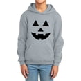 thumbnail image 2 of Zylarhe Halloween Sweatshirts for Kids Boys Halloween Hoodie Pullover Sweatshirt with Print Soft Blend Casual Winter Grey 1-2 Years, 2 of 4