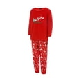 thumbnail image 4 of Kmbangi Parent-Child Xmas Nightclothes Round Neck Tops Tree Jogger Trousers, 4 of 9