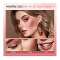 thumbnail image 3 of 8 Colores De Larga Duración Mate Sedoso Suave Fino Rouge Color Natural Mejora De Polvo Líquido Busher Face Maquillaje, 3 of 4