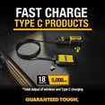 thumbnail image 4 of Banco de Energía DEWALT Resistente al Agua USB-C y Carga Rápida 18W, 4 of 9