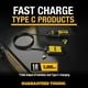 thumbnail image 4 of Banco de Energía DEWALT Resistente al Agua USB-C y Carga Rápida 18W, 4 of 9
