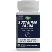 Nature's Way Sustained Focus, Improved Focus and Concentration*, 60 Capsules