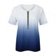 thumbnail image 4 of Blusa informal con cuello en V y manga corta con estampado de verano para mujer con estilo OAVQHLG3B Store  lin121212, 4 of 5