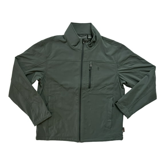 Free Country Men's 4-Way Stretch Super Softshell 3-Layer Jacket (Jet Black, M)