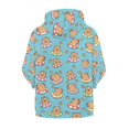 thumbnail image 2 of Uourmeti Swims Cartoon Capybara Orange Teen Girls Casual Hoodie Long Sleeve Soft with Pockets Loose Comfy Pullover for Daily Wear Size 6-9, 2 of 7