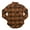 Tortoise Shell-Cassie Plaid, variant on Women's Long Sleeve Button Down Relaxed Fit Flannel Shirt (True Black-Billie Plaid, XS)