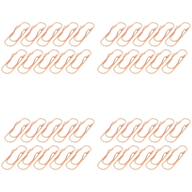40 Pcs Porte-Trombones en Métal, Trombones Multicolores en Acier Inoxydable pour Bureau, Table et Journal