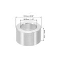 thumbnail image 2 of M6 Aluminum Spacers, 12 Pcs Metal Spacers Aluminum 6.2mm ID x 10mm OD x 6mm L Aluminum Spacer Screw Standoff Round for 1/4 or M6 Screw Bolts, 2 of 5