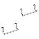 thumbnail image 2 of Cateissary Soporte de barra de cajón de toalla de de cocina de estante de acero inoxidable sobre el gabinete 36cm 2piezas, 2 of 6