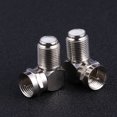 RUNROTOO Cable Connector, Right Angle F Adapter Set of 5 - Walmart.com