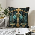 thumbnail image 6 of ZNDUO Throw Pillow, 16"x16" Bed Pillow and Couch Pillows - Indoor Decorative Pillows，Libra Throw Pillow, 6 of 8