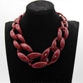thumbnail image 2 of Acrylic Resin Necklace Buckle, Fashionable Vintage Necklace Happy H, 2 of 5