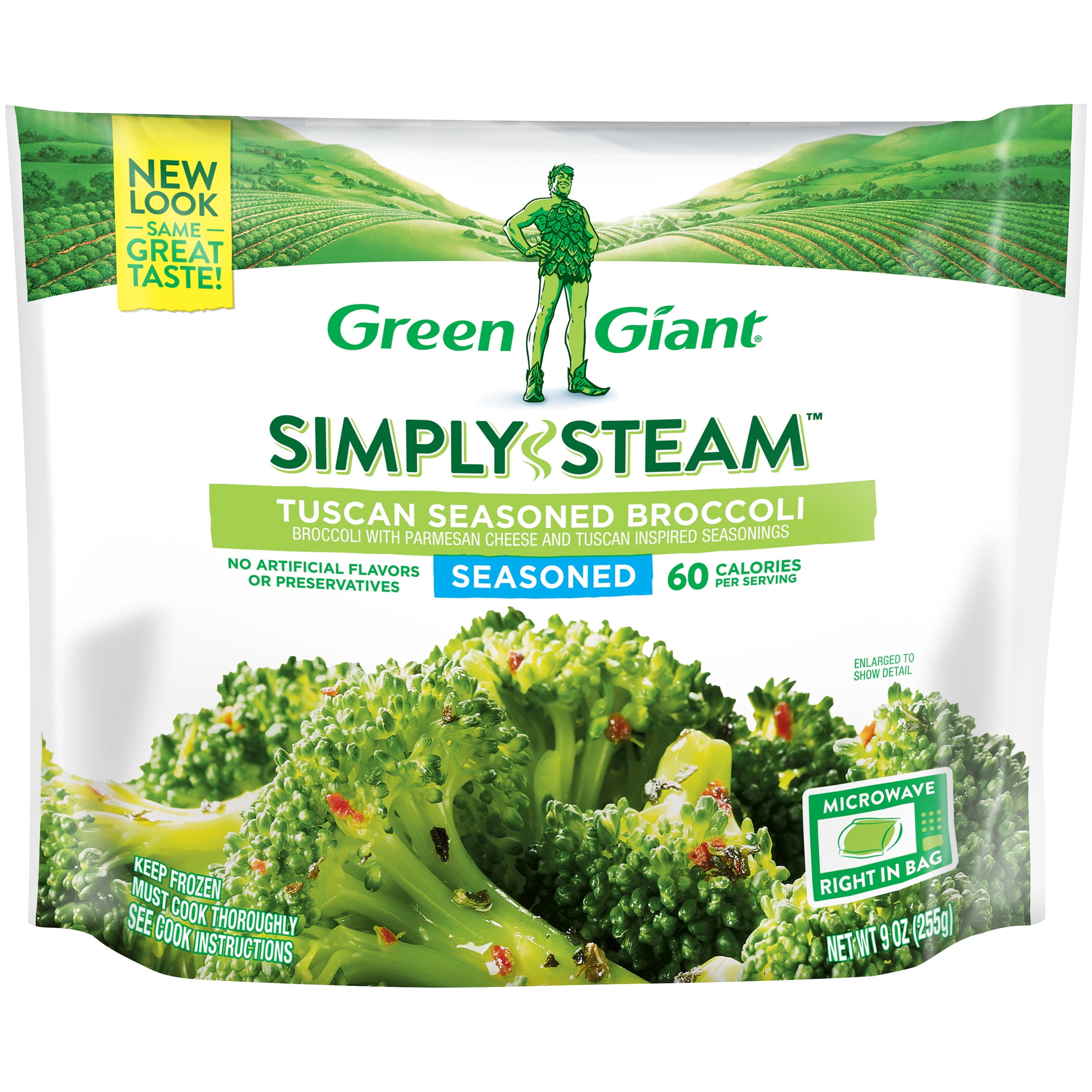 Green Giant® Simply Steam™ Seasoned Tuscan Seasoned Broccoli 9 oz. Bag